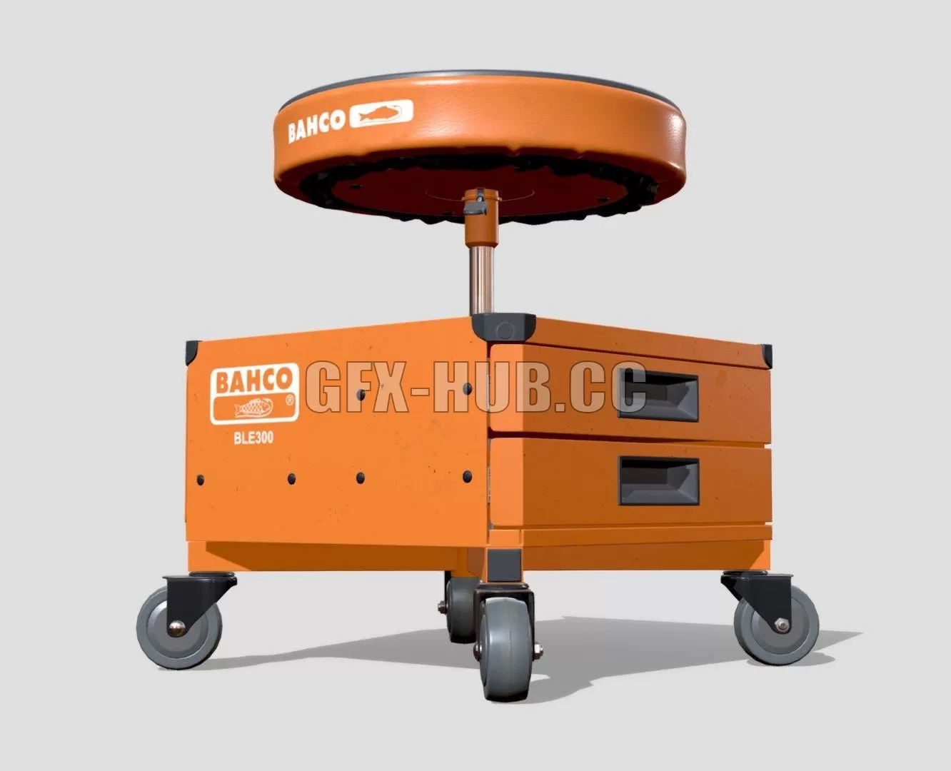 PBR Game 3D Model – BAHCO Pneumatic Stool BLE300