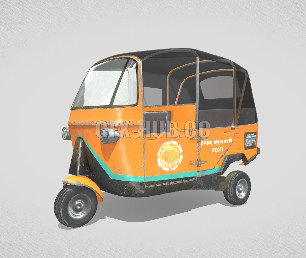 PBR Game 3D Model – Bajaj nyentrik