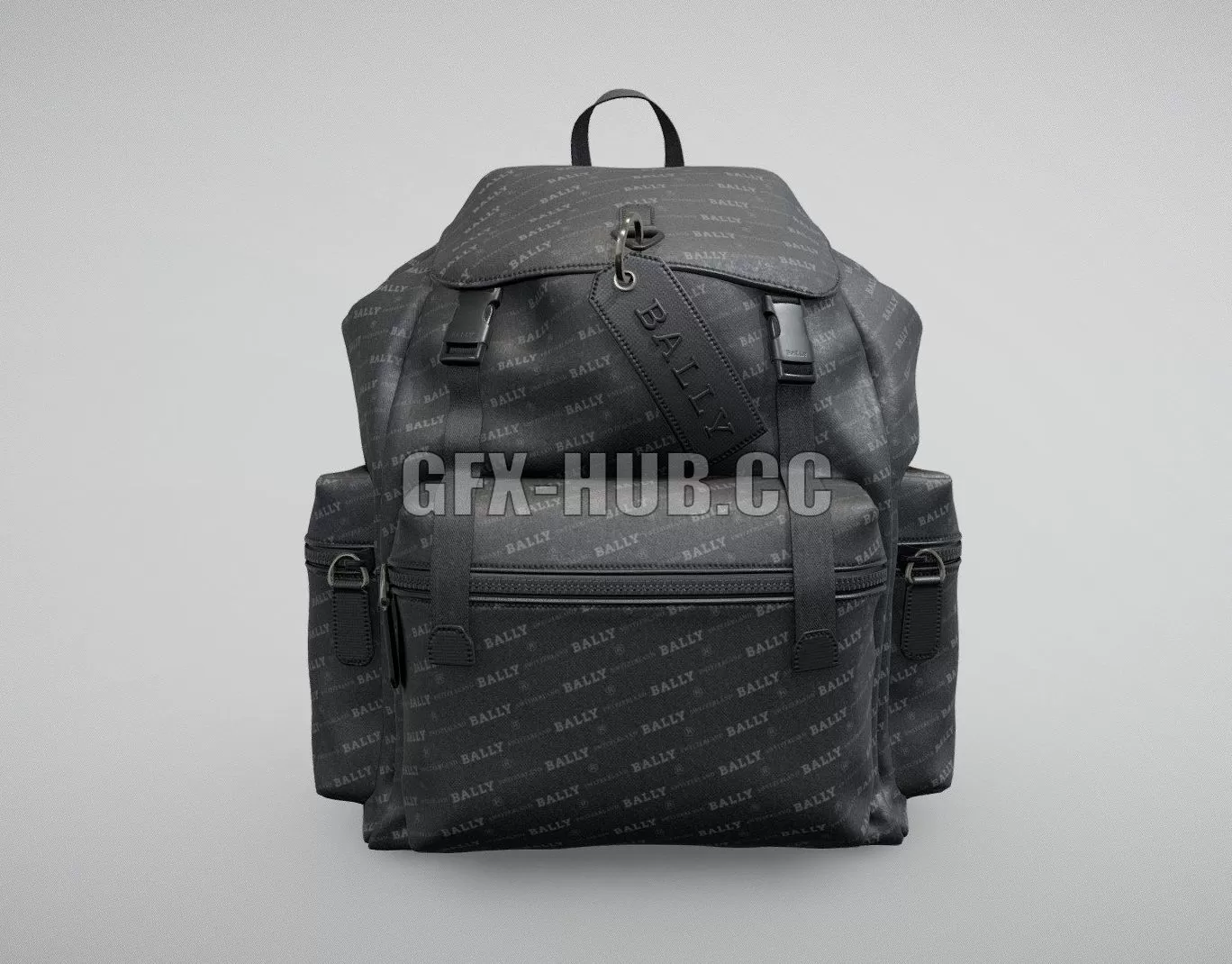 PBR Game 3D Model – BALLY Crew Backpack