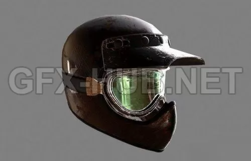 PBR Game 3D Model – BELL HELMET MOTO 3 PBR