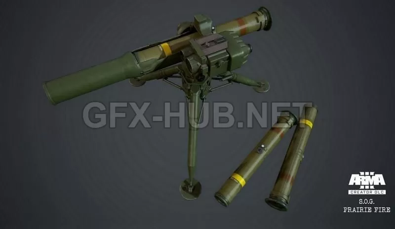 PBR Game 3D Model – BGM 71 TOW