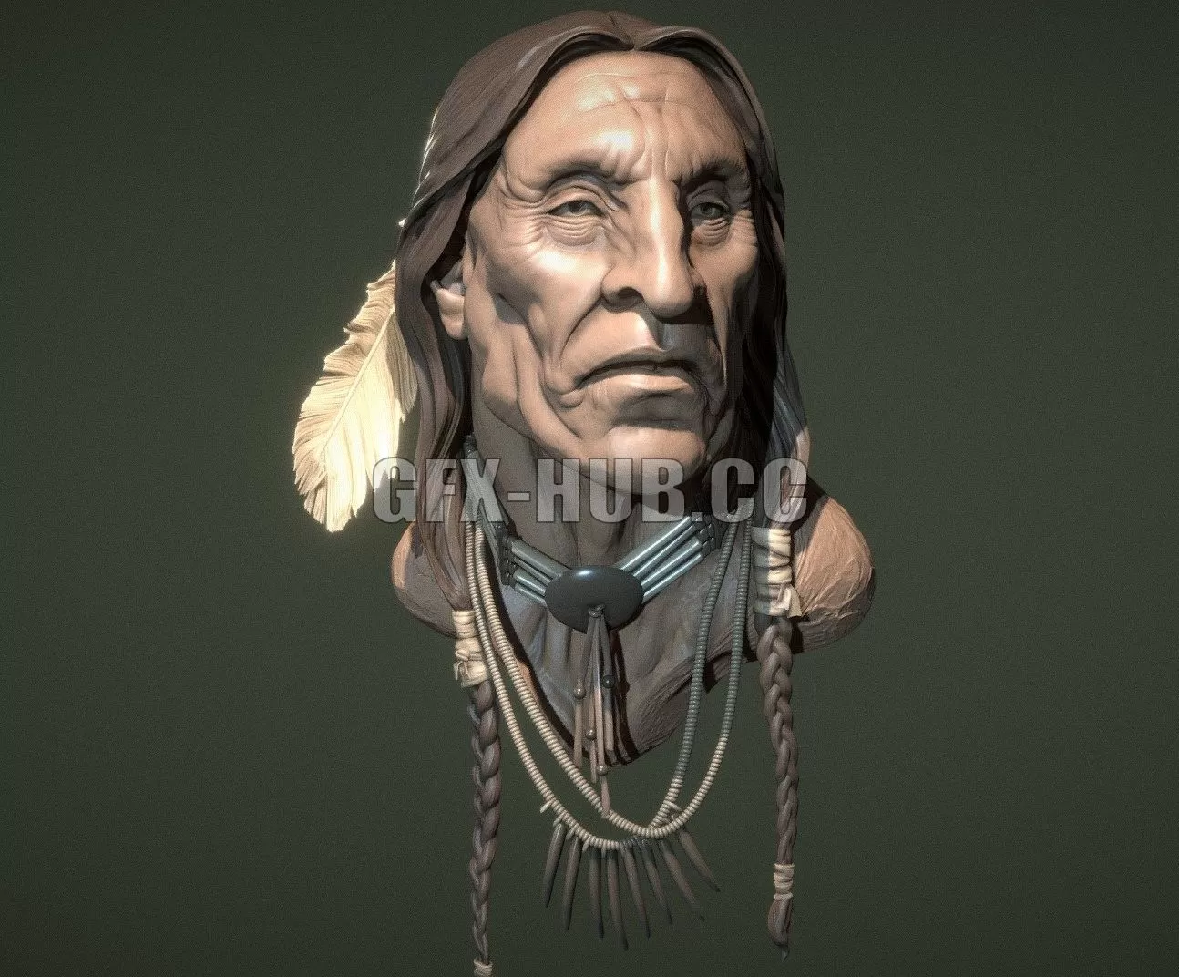 PBR Game 3D Model – Big Crow