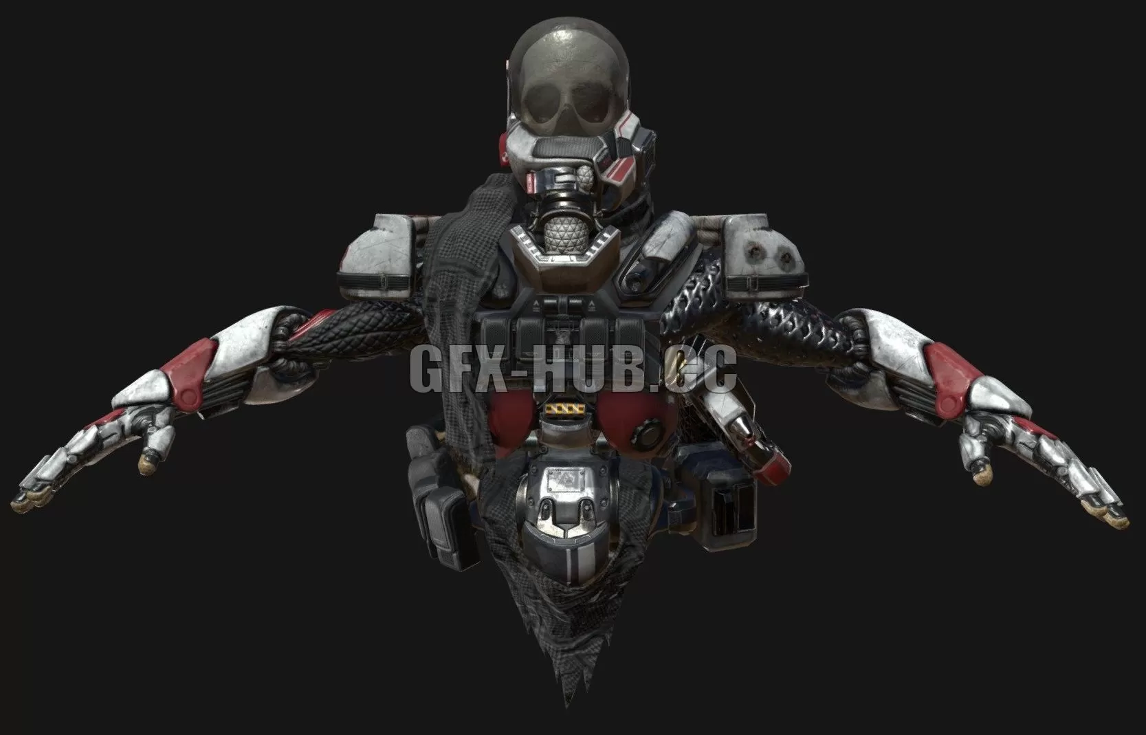 PBR Game 3D Model – Biomech