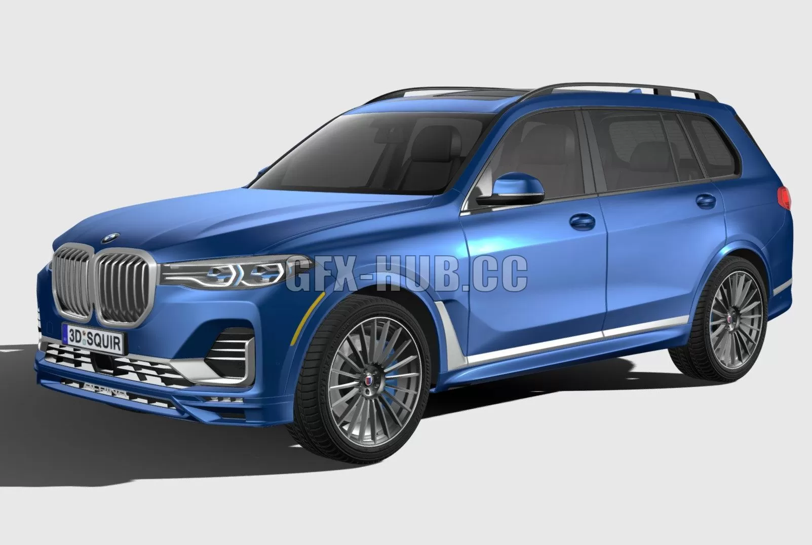 PBR Game 3D Model – BMW Alpina XB7 2021