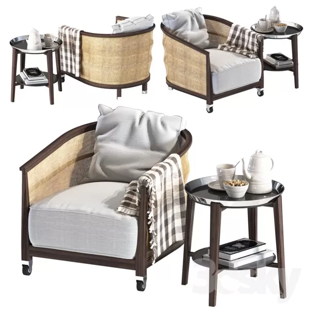 3DSKYMODEL – Armchair – 3156