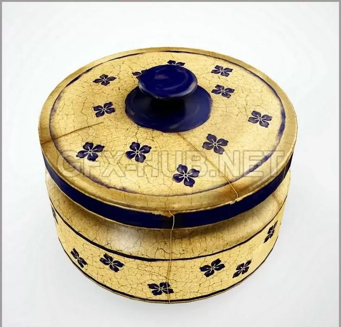 PBR Game 3D Model – Ceramic Vessel