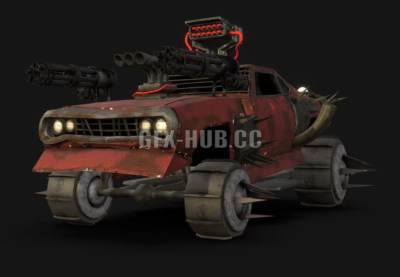 PBR Game 3D Model – Cerberus