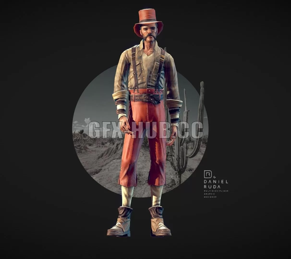 PBR Game 3D Model – Character IDLE