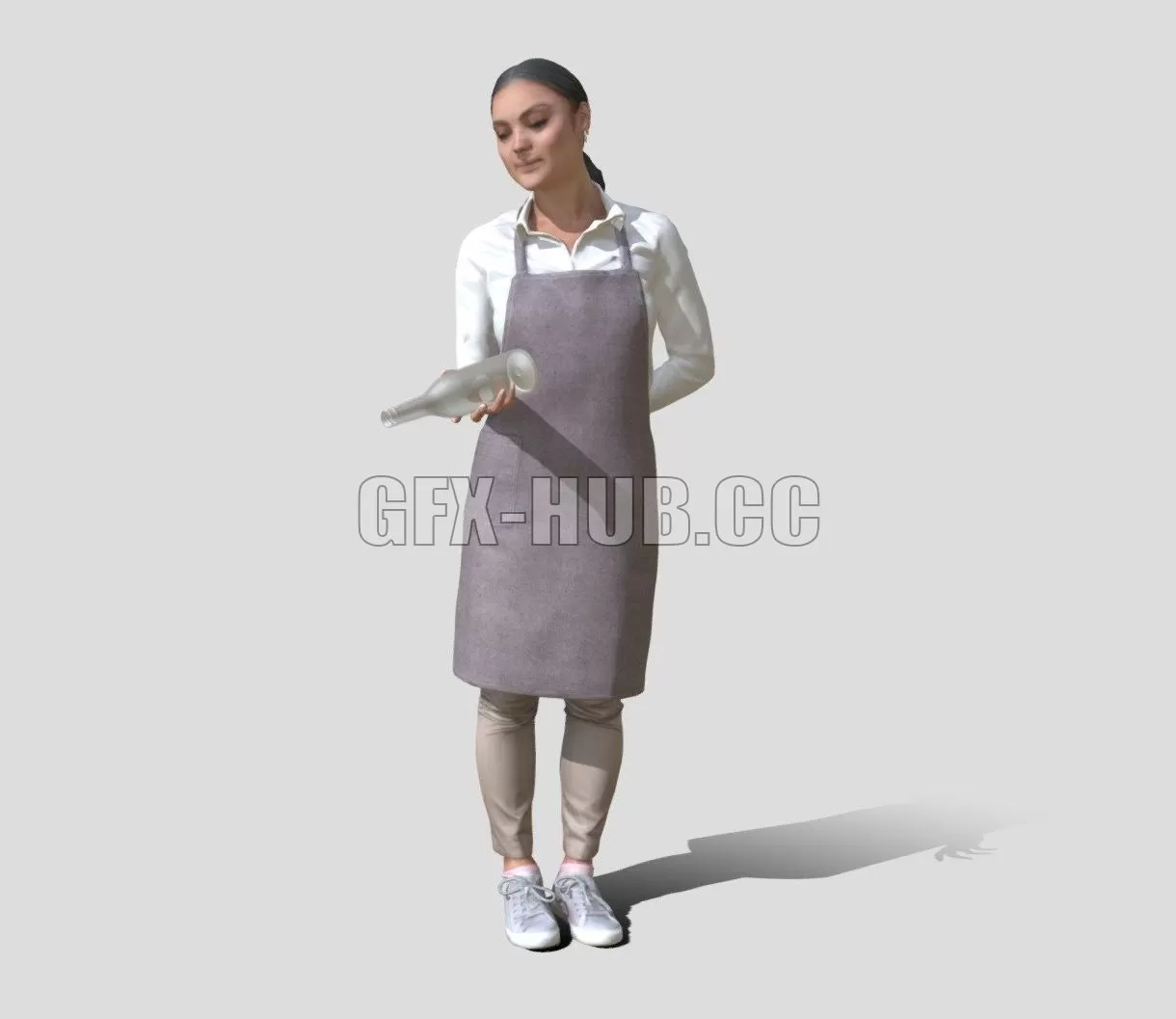 PBR Game 3D Model – Charley 1888