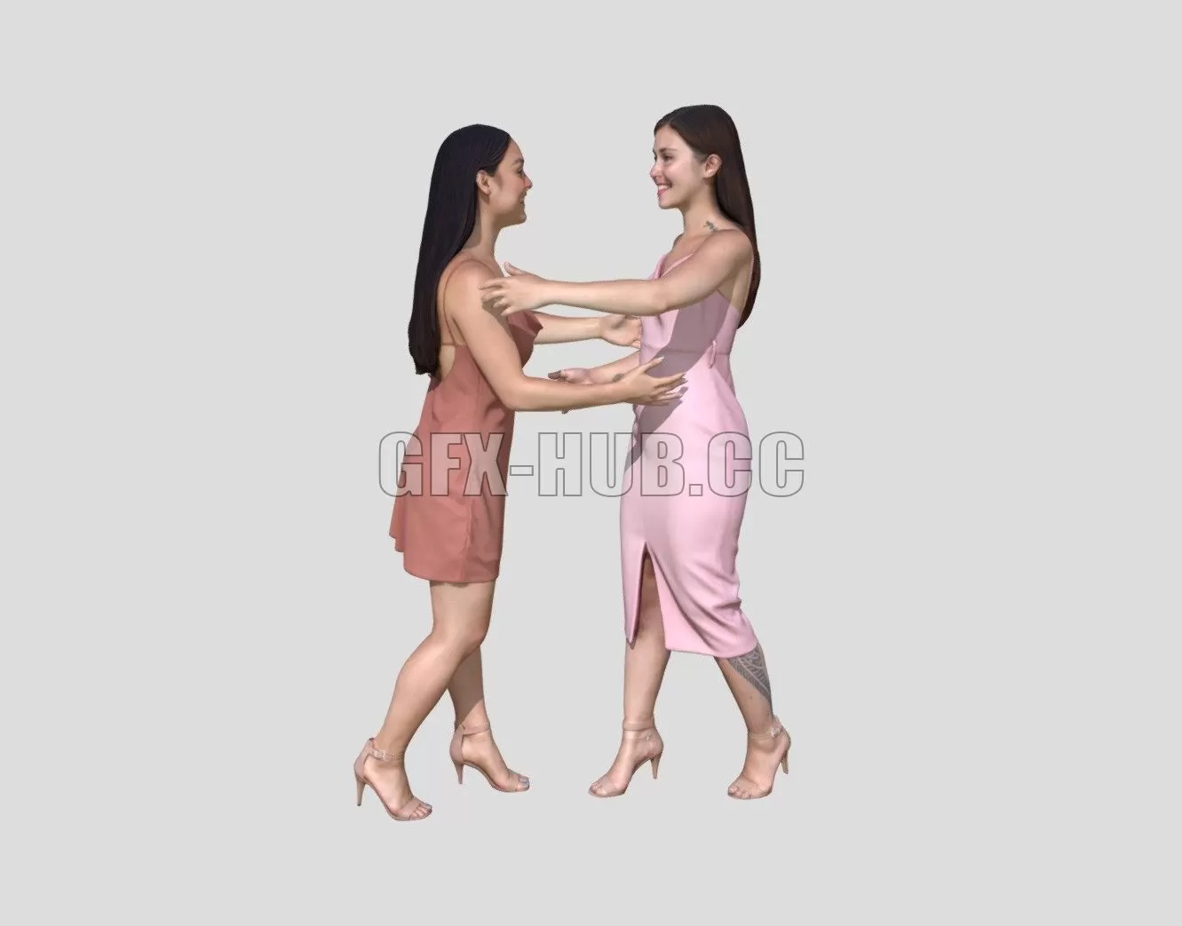 PBR Game 3D Model – Charley 1911 & 1983