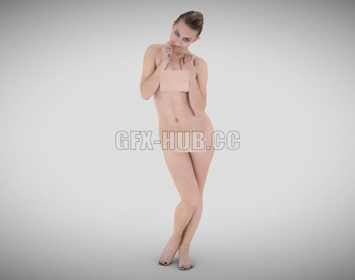 PBR Game 3D Model – Chloe