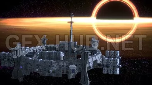 PBR Game 3D Model – Colony Station