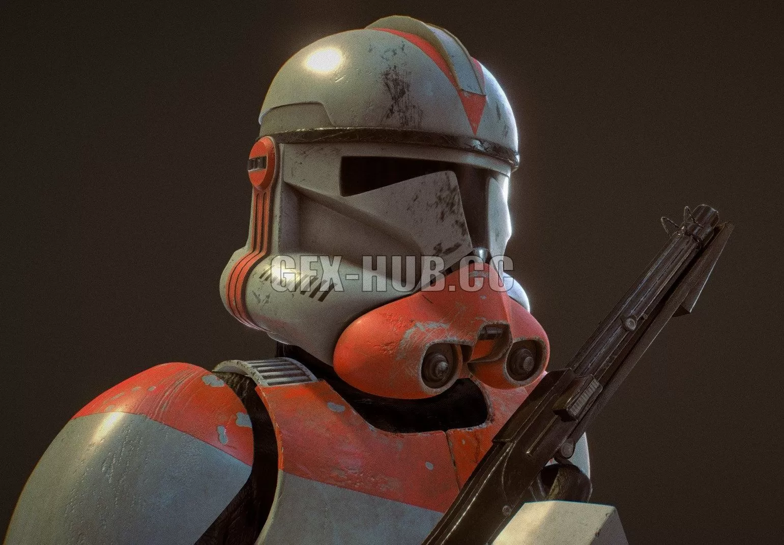 PBR Game 3D Model – Commandant Kuro – VLC edition