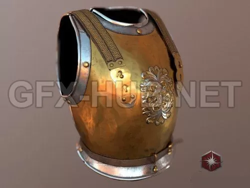 PBR Game 3D Model – Cuirass