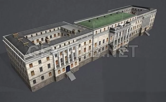PBR Game 3D Model – Custom House