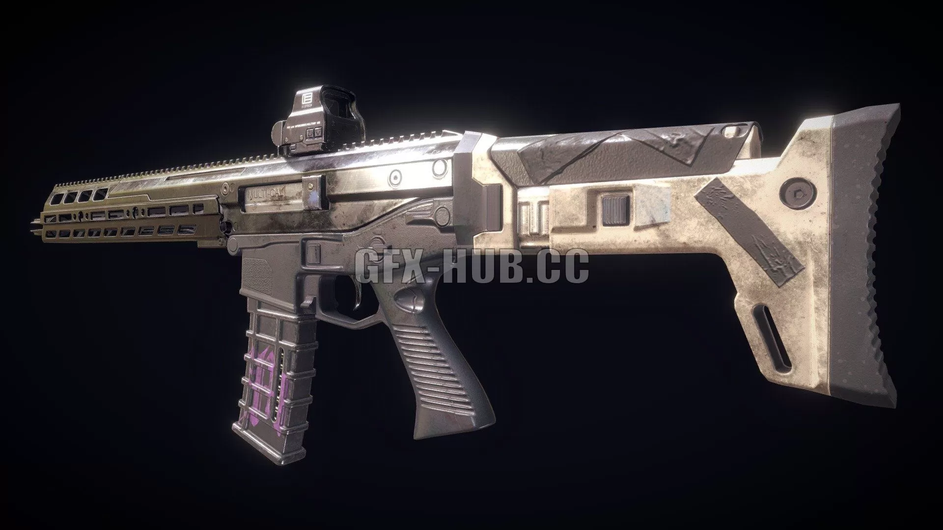 PBR Game 3D Model – Customized ACR BushMaster