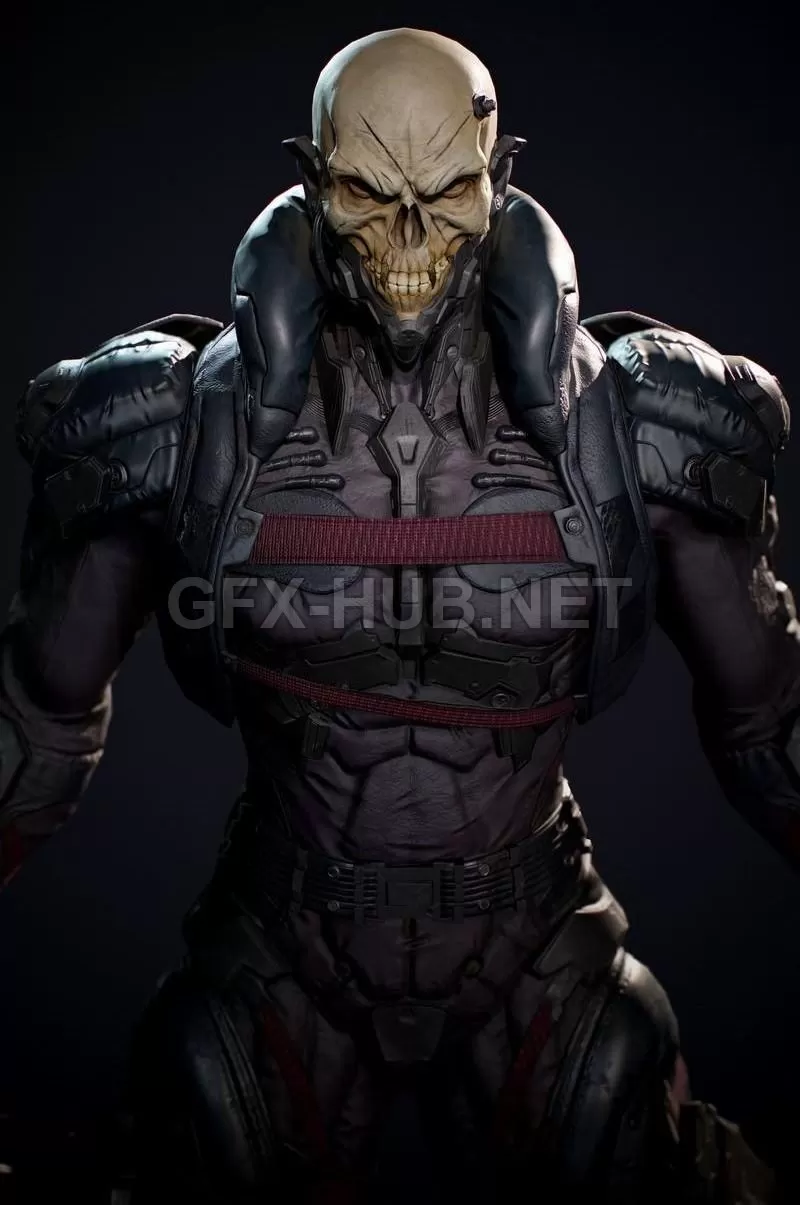 PBR Game 3D Model – Daemon Armor