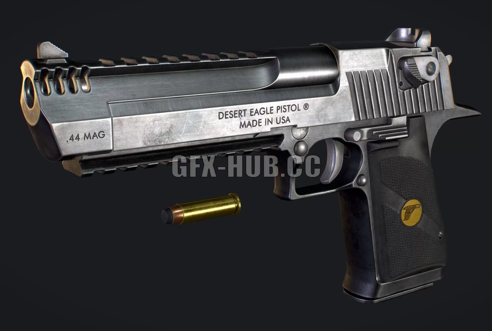 PBR Game 3D Model – Desert Eagle