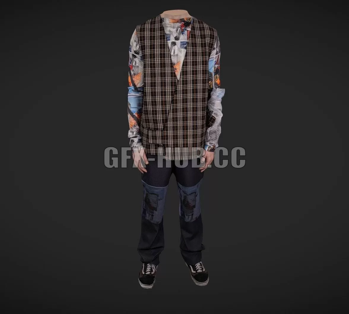 PBR Game 3D Model – Design by Julie Bossen Herling