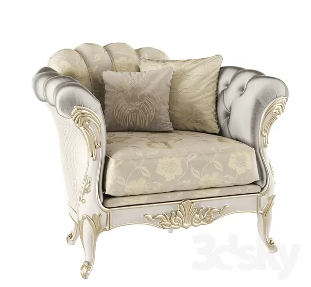 3DSKYMODEL – Armchair – 3198