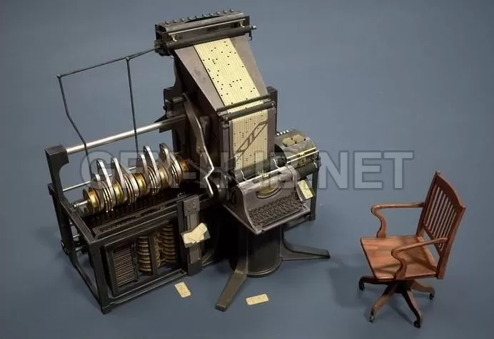 PBR Game 3D Model – Difference Engine