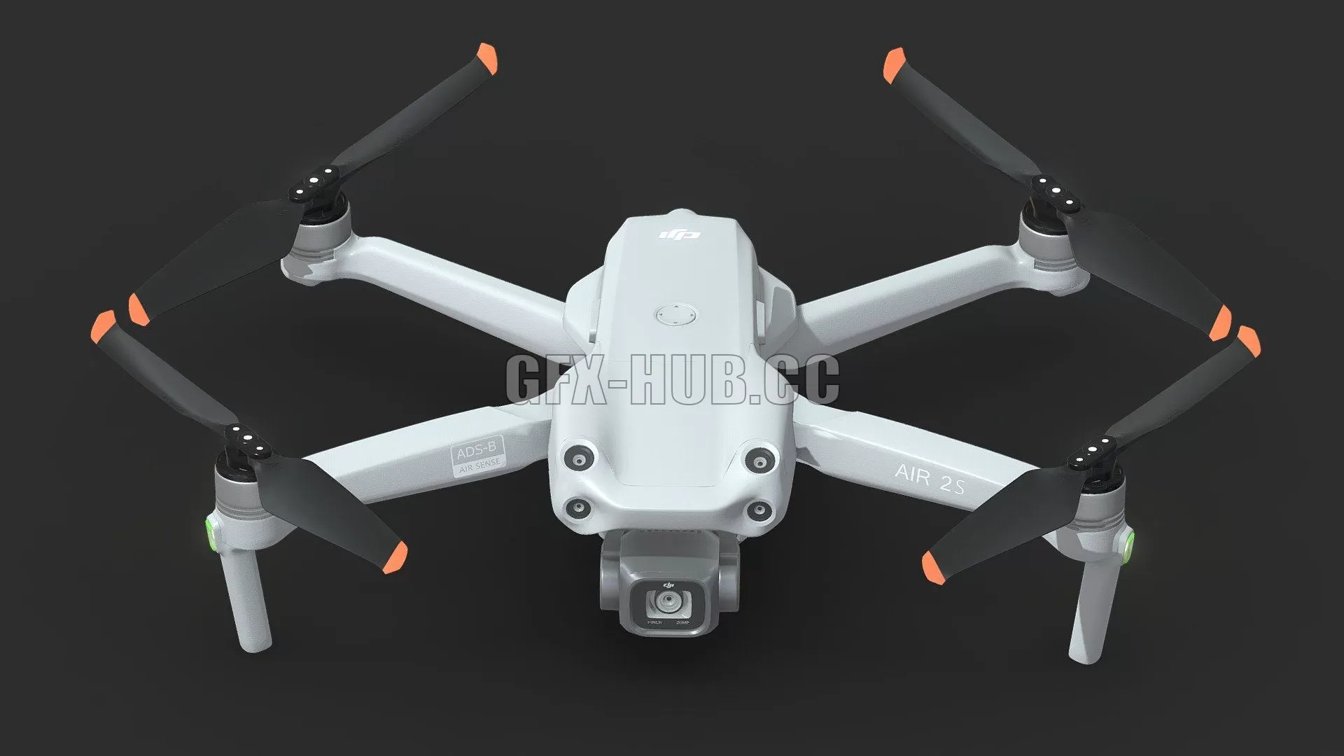 PBR Game 3D Model – DJI Air 2S