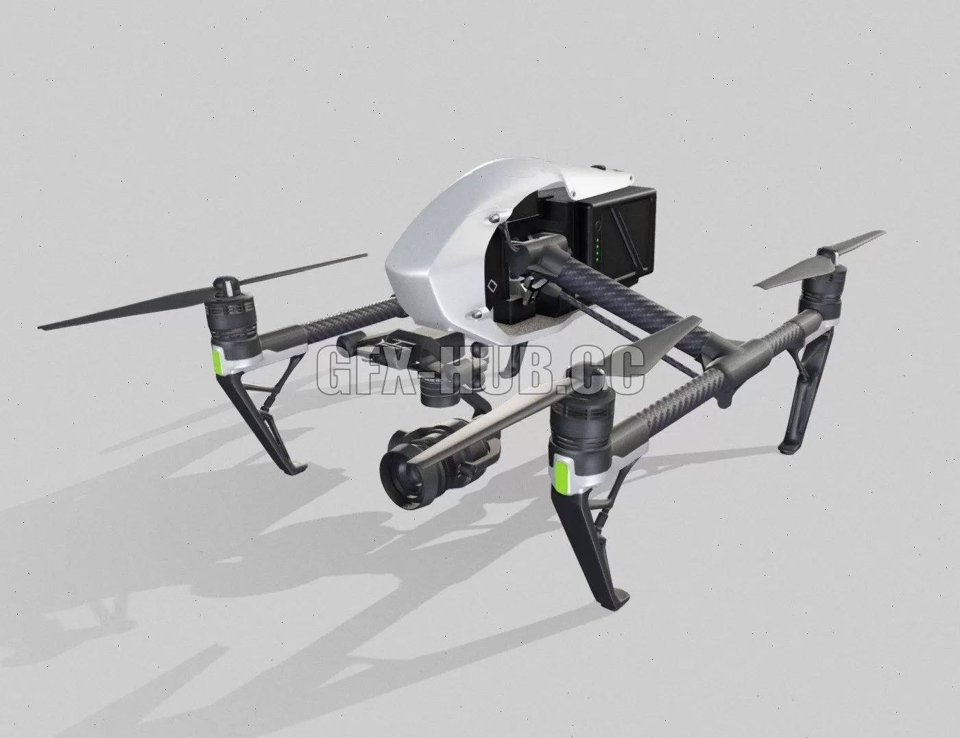 PBR Game 3D Model – dji inspire 2