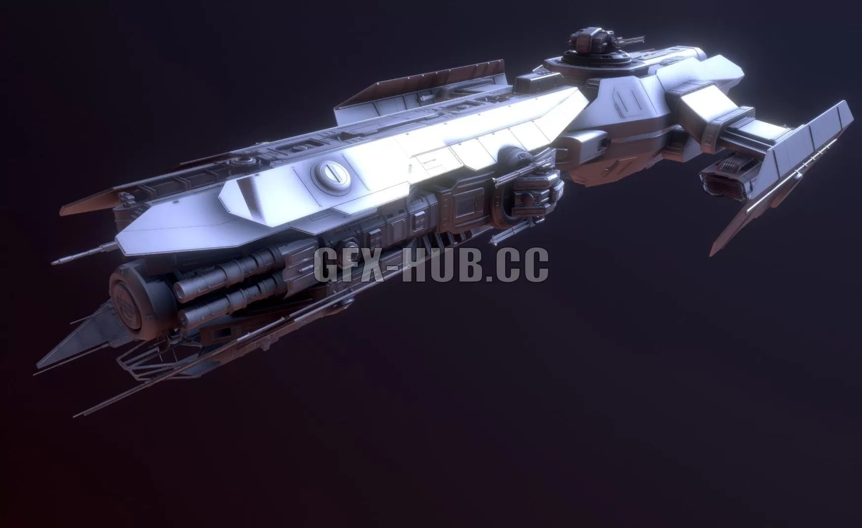 PBR Game 3D Model – Drake Arrow Bomber