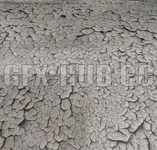 PBR Game 3D Model – Dry soil ground road PBR