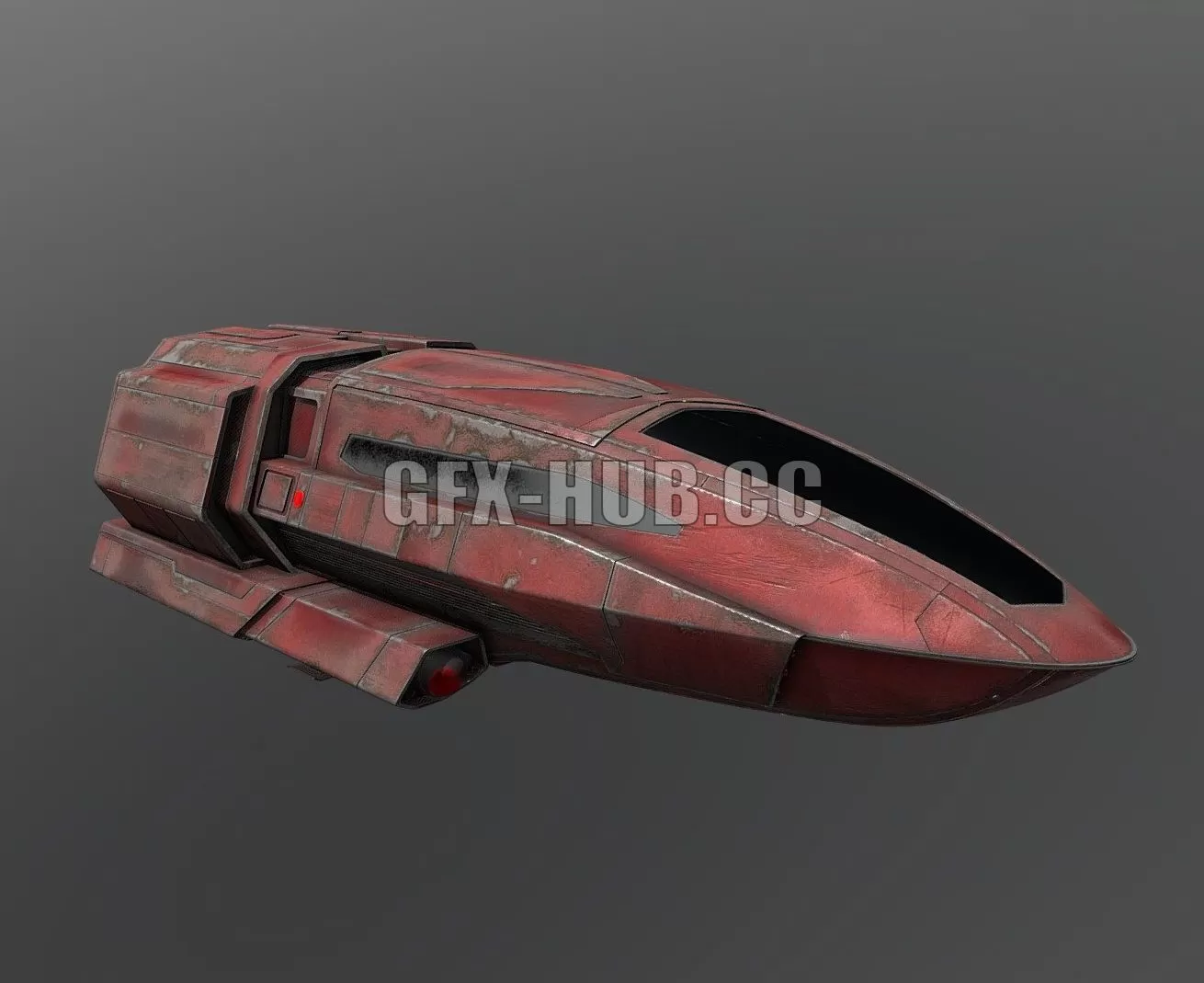 PBR Game 3D Model – DSC Shuttle