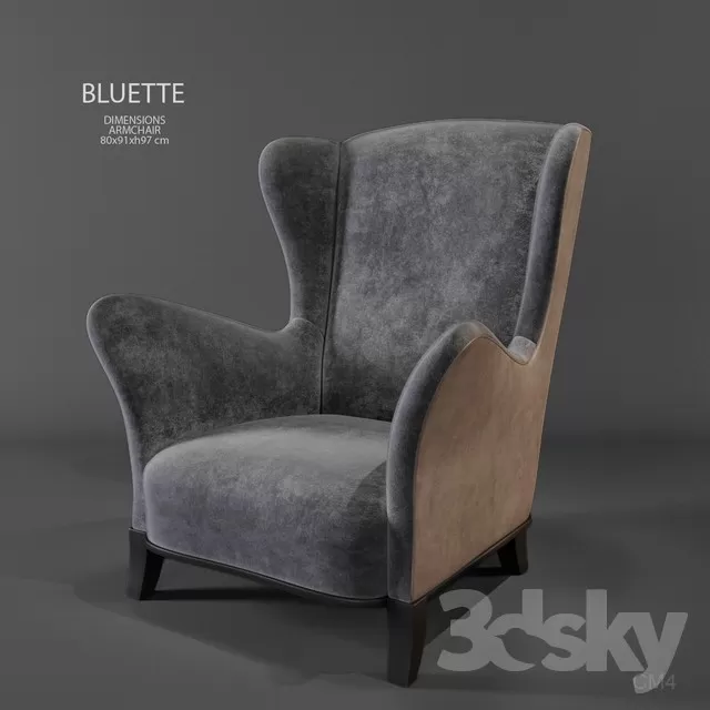 3DSKYMODEL – Armchair – 3207