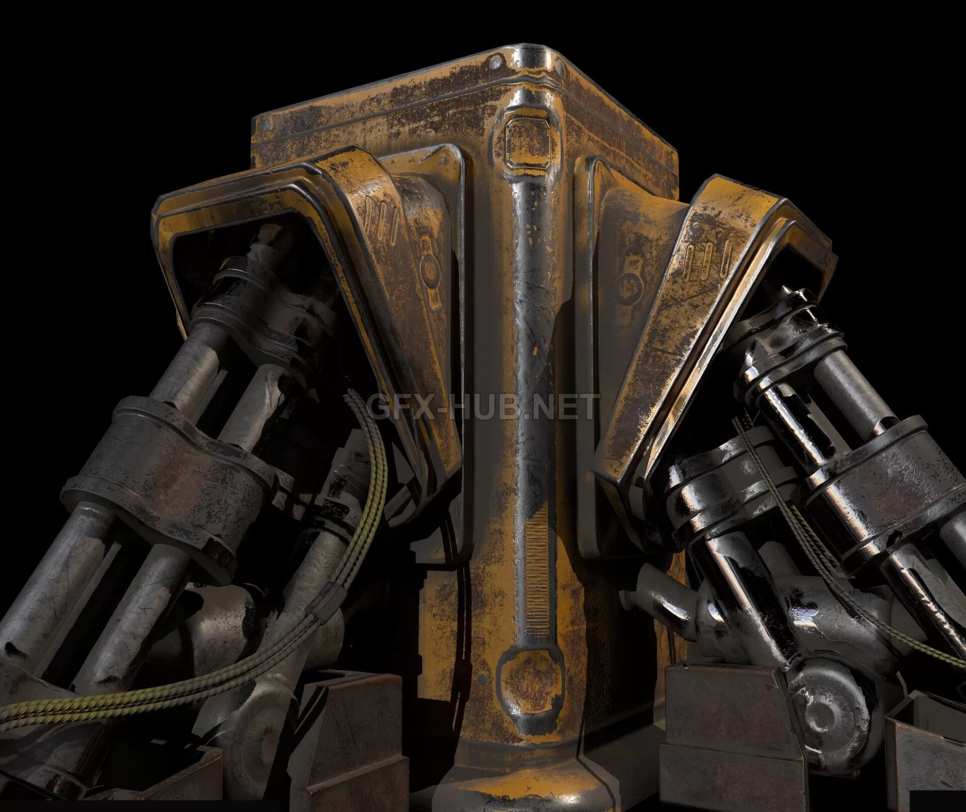 PBR Game 3D Model – EAGLE machine