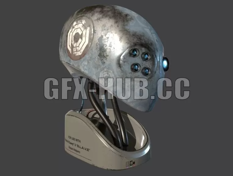 PBR Game 3D Model – Fetch & Carry Robot (WIP)