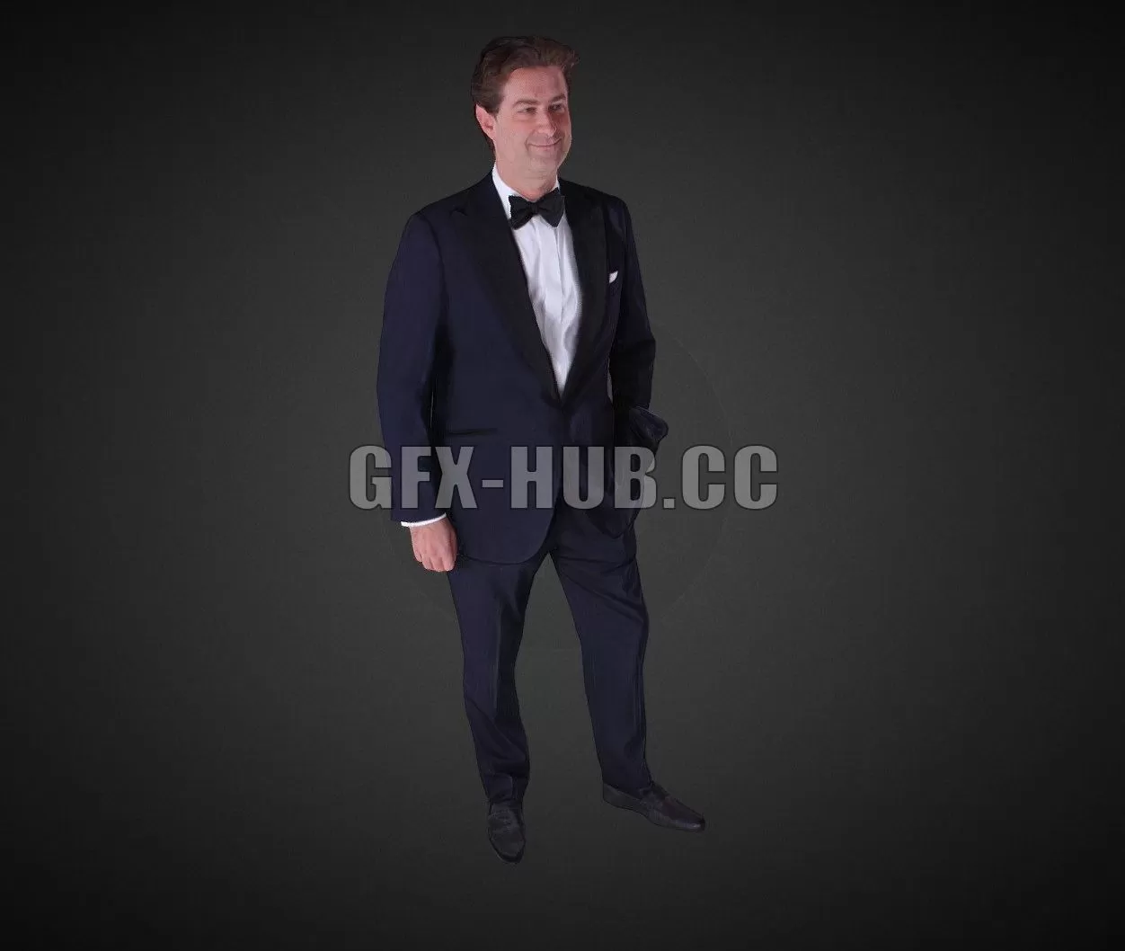 PBR Game 3D Model – FITG004 Mortimer Singer