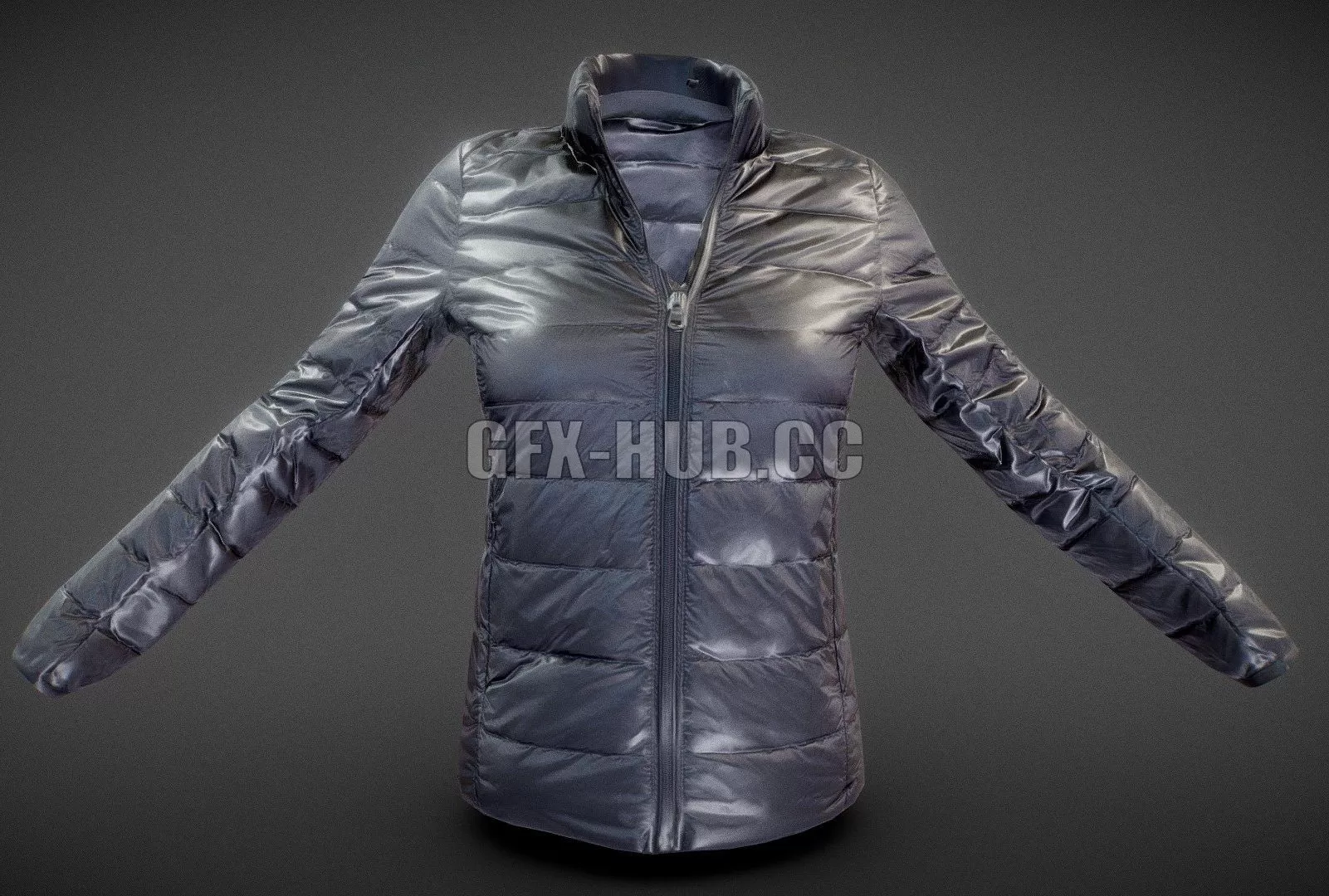 PBR Game 3D Model – Fluffy Bands Jacket
