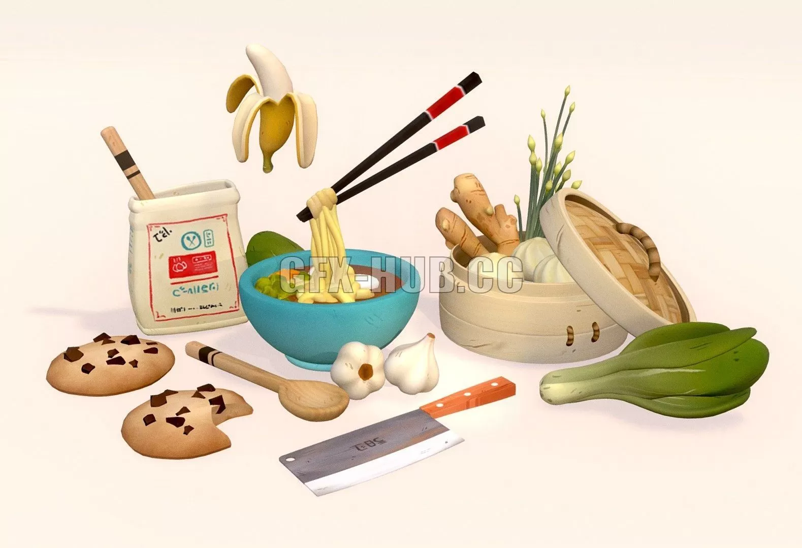 PBR Game 3D Model – From the Chubby Kitchen