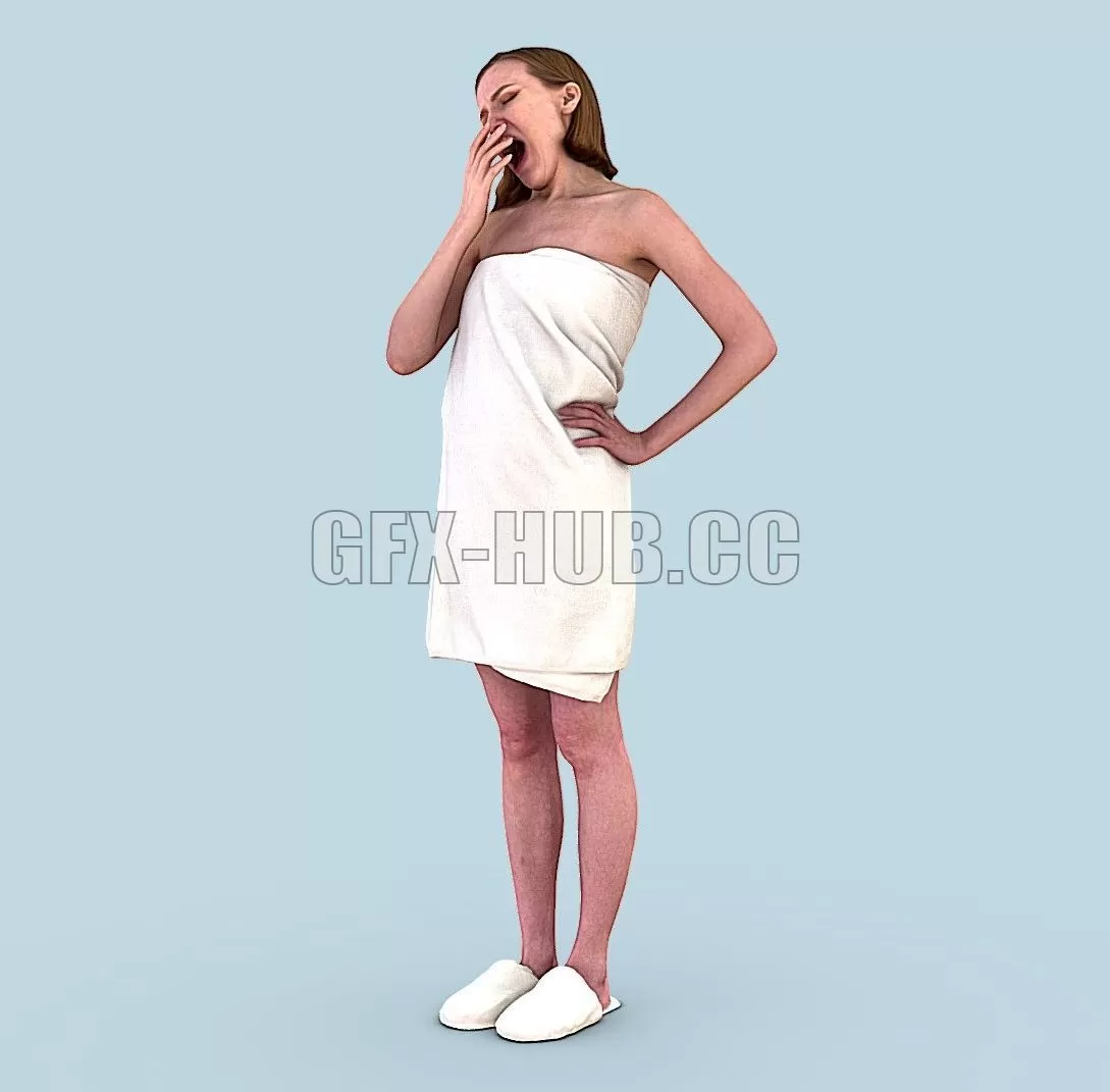 PBR Game 3D Model – Good Morning