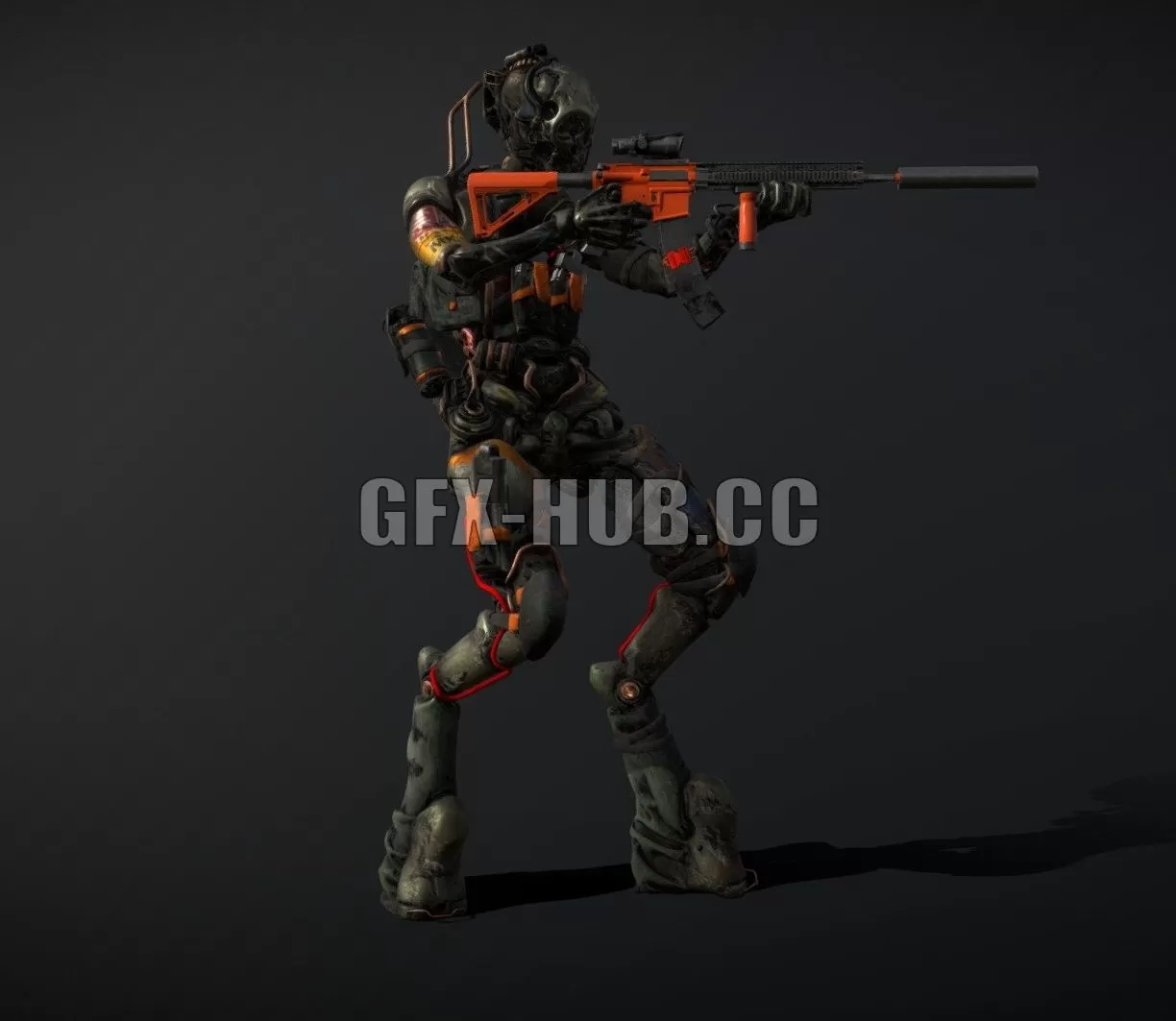 PBR Game 3D Model – H0110W H34D