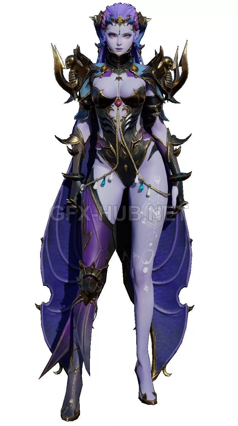 PBR Game 3D Model – Hades