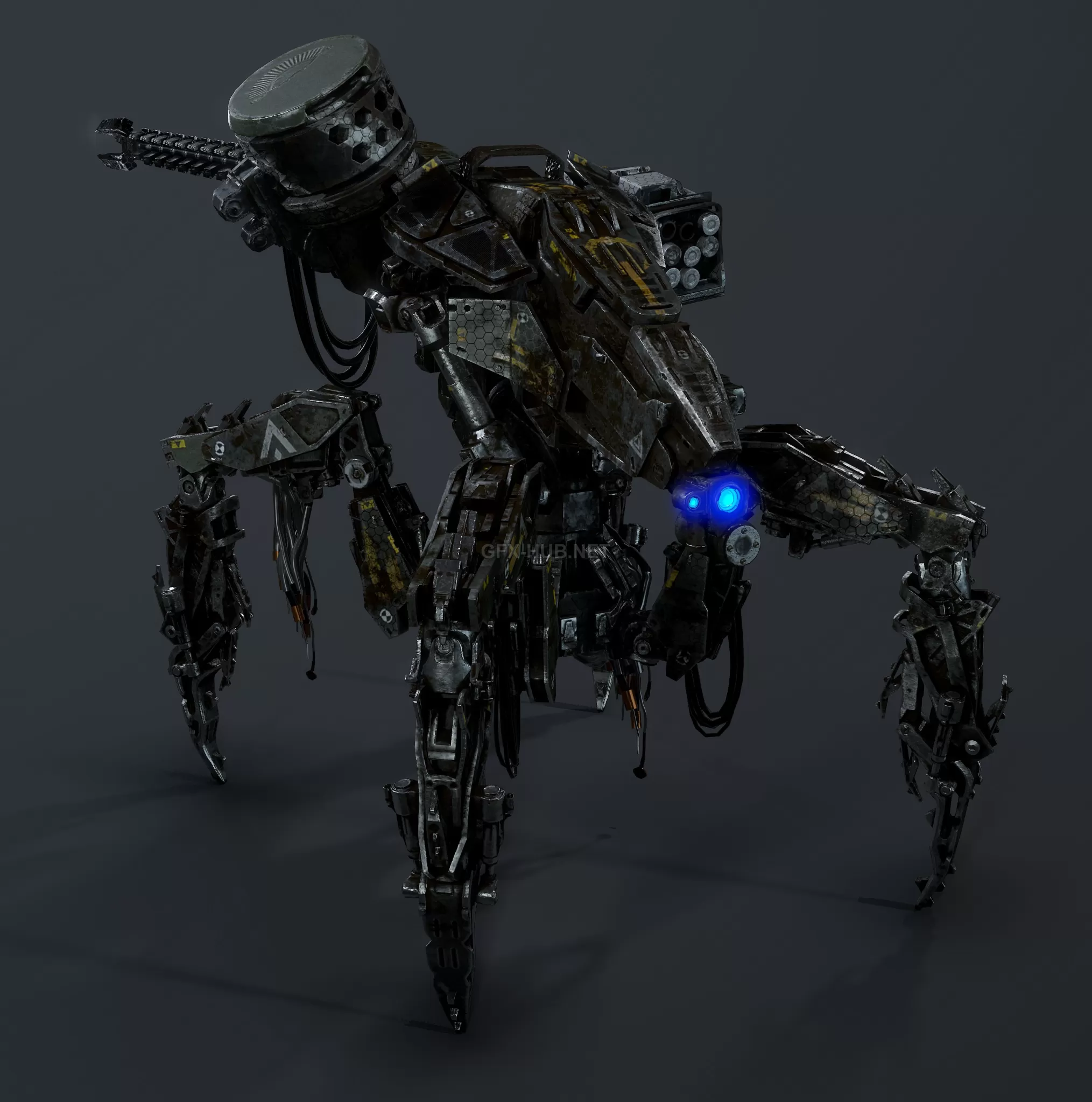 PBR Game 3D Model – Horizon Zero Dawn – Corruptor
