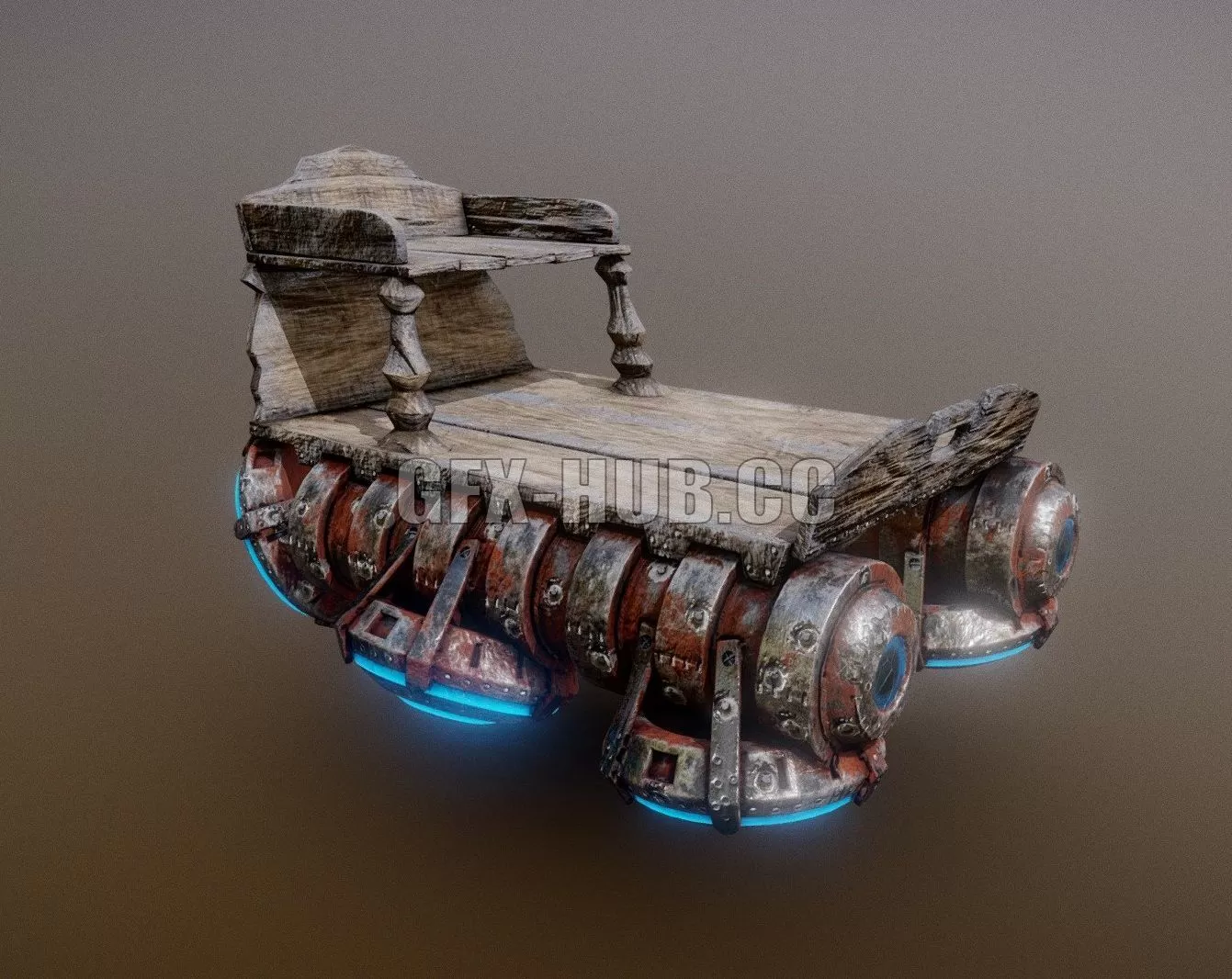 PBR Game 3D Model – Hover Dolly