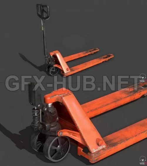 PBR Game 3D Model – Hydraulic Pallet PBR
