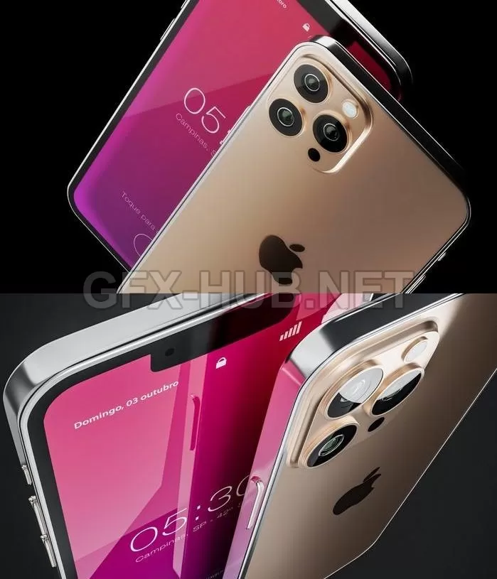 PBR Game 3D Model – Iphone 13 Pro Max