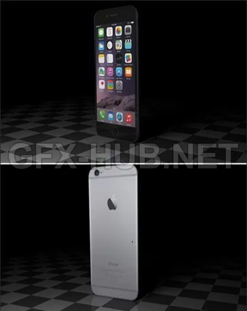 PBR Game 3D Model – iPhone 6