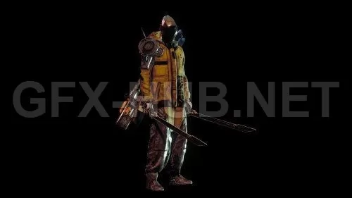 PBR Game 3D Model – Joe 122