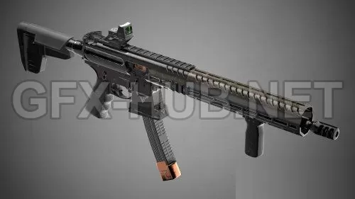 PBR Game 3D Model – John Wick 3 MPX