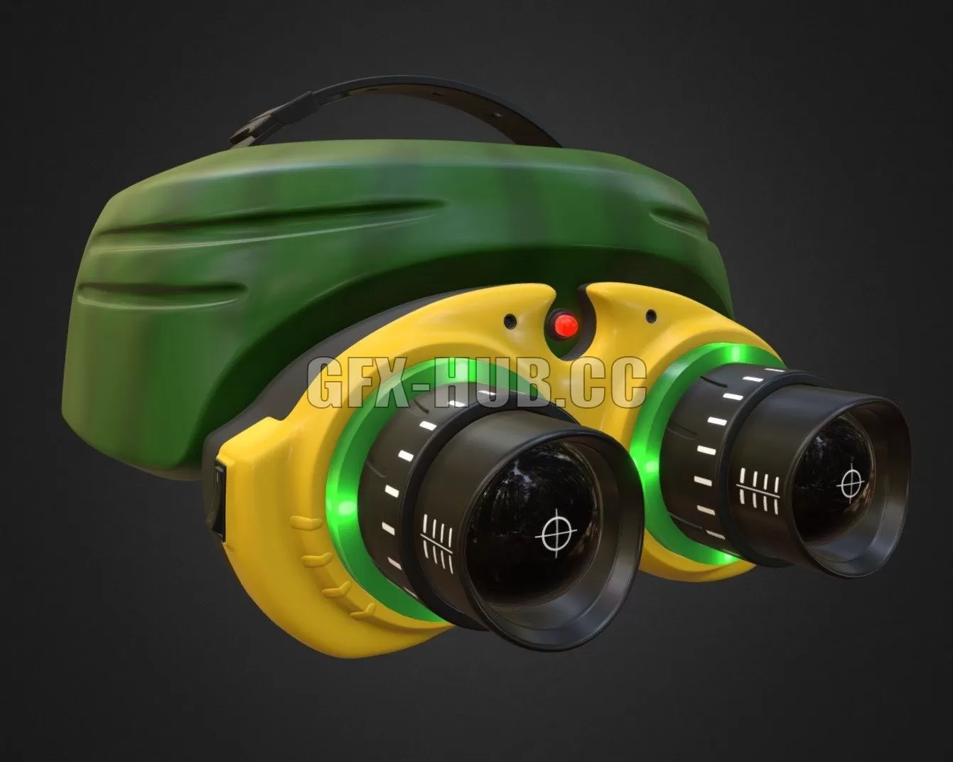 PBR Game 3D Model – Jurassic Park Night Vision Goggles