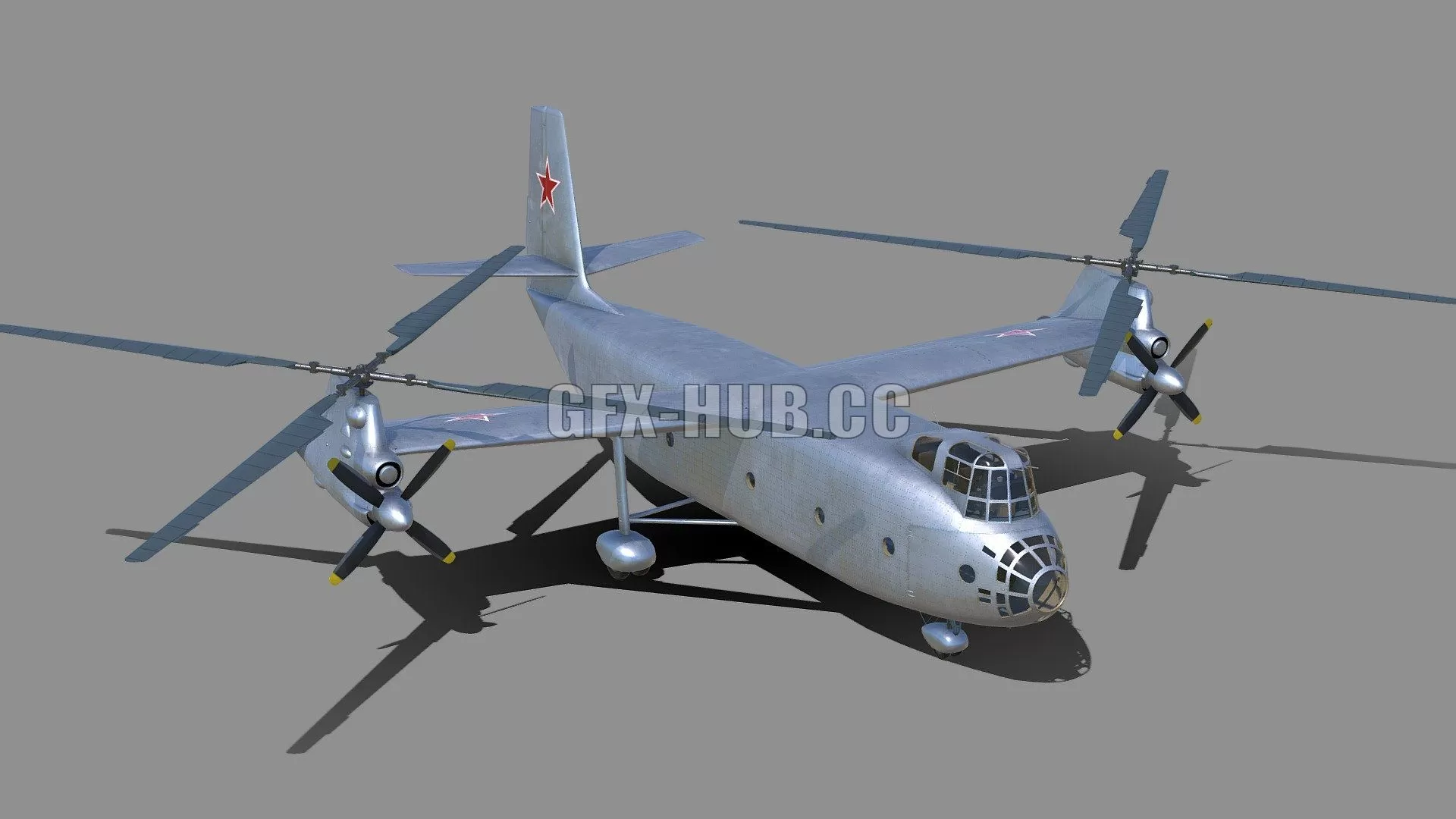 PBR Game 3D Model – Kamov Ka-22