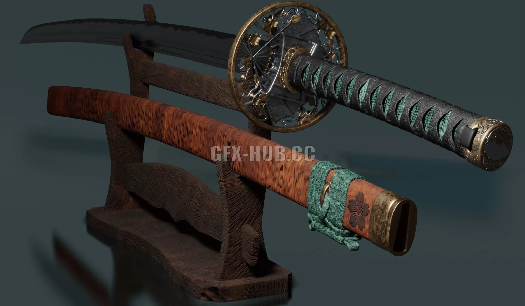 PBR Game 3D Model – KATANA