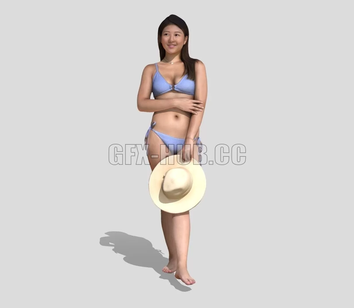 PBR Game 3D Model – Kaylie 1170